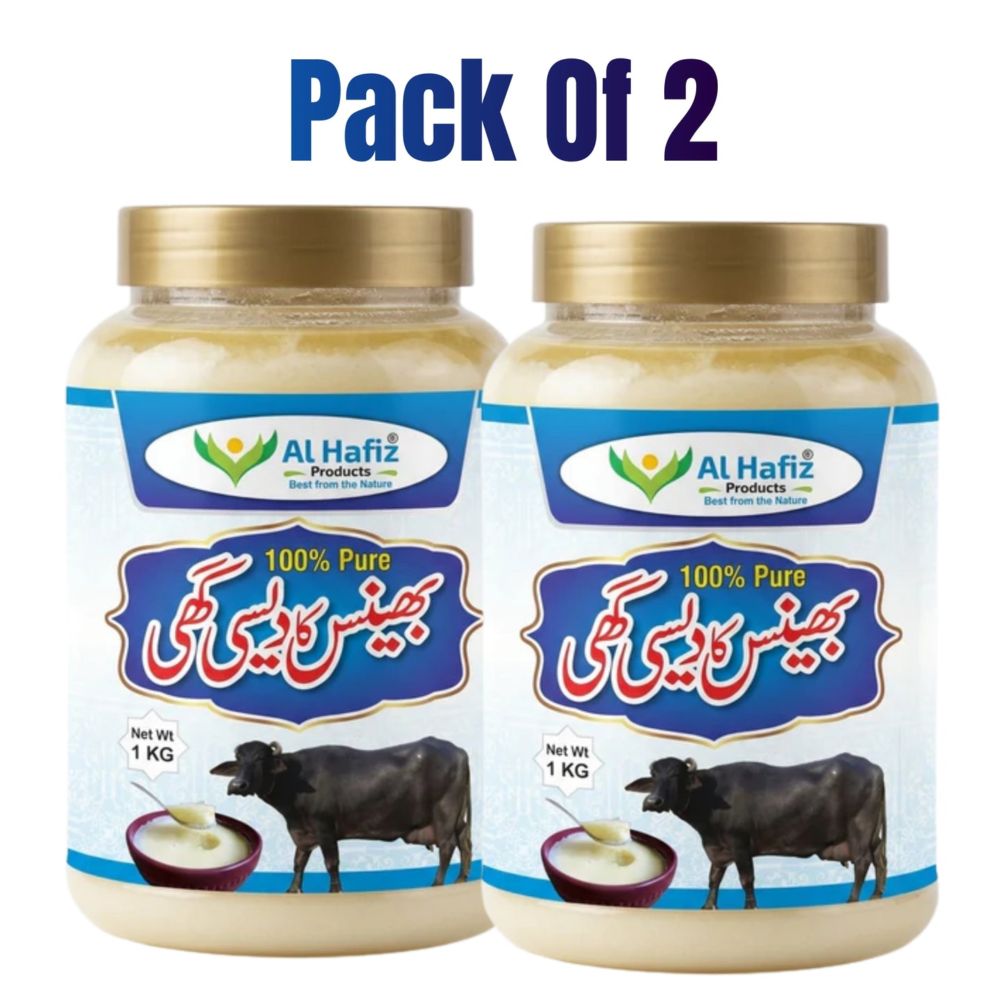 Pack of 2 Premium Buffalo Desi Ghee – Natural Traditional Taste