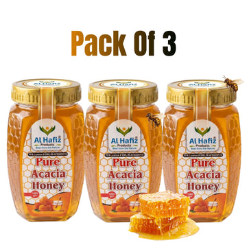 Pack of 3 Big Bee Wild Honey – Pure Natural & Raw Organic Honey